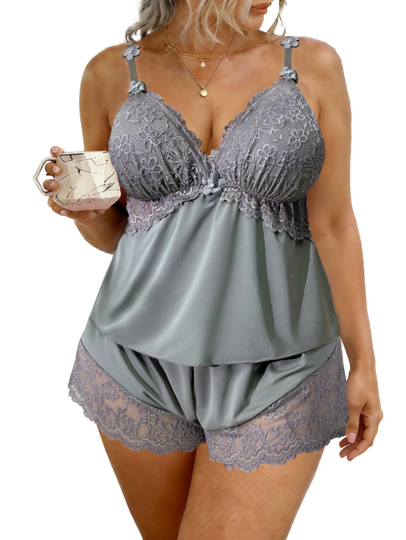 Alrovetoney Plus Pajamas Set, Comfywear Pajamas for Women Set Loungewear